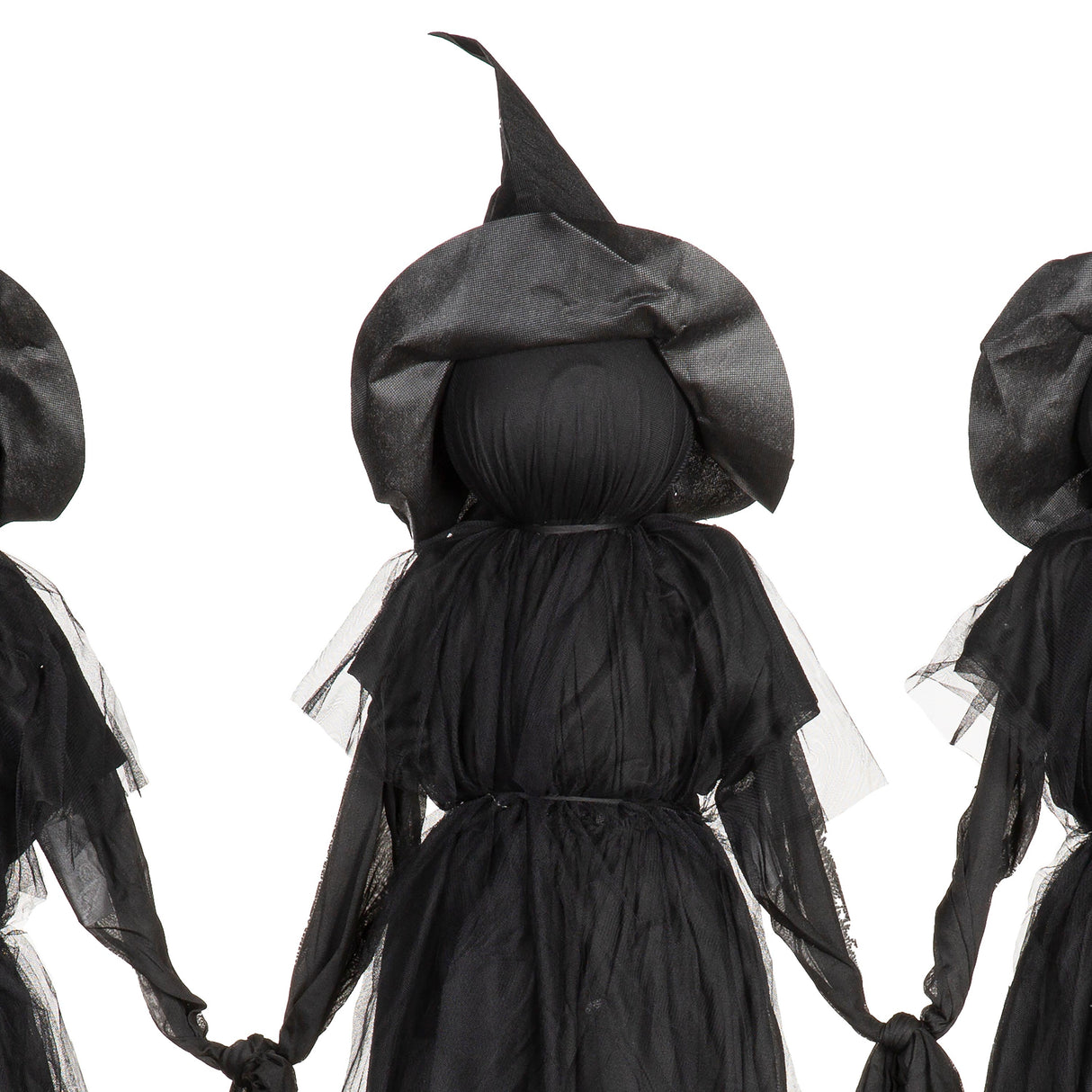 Lighted Witch Stakes Decoration