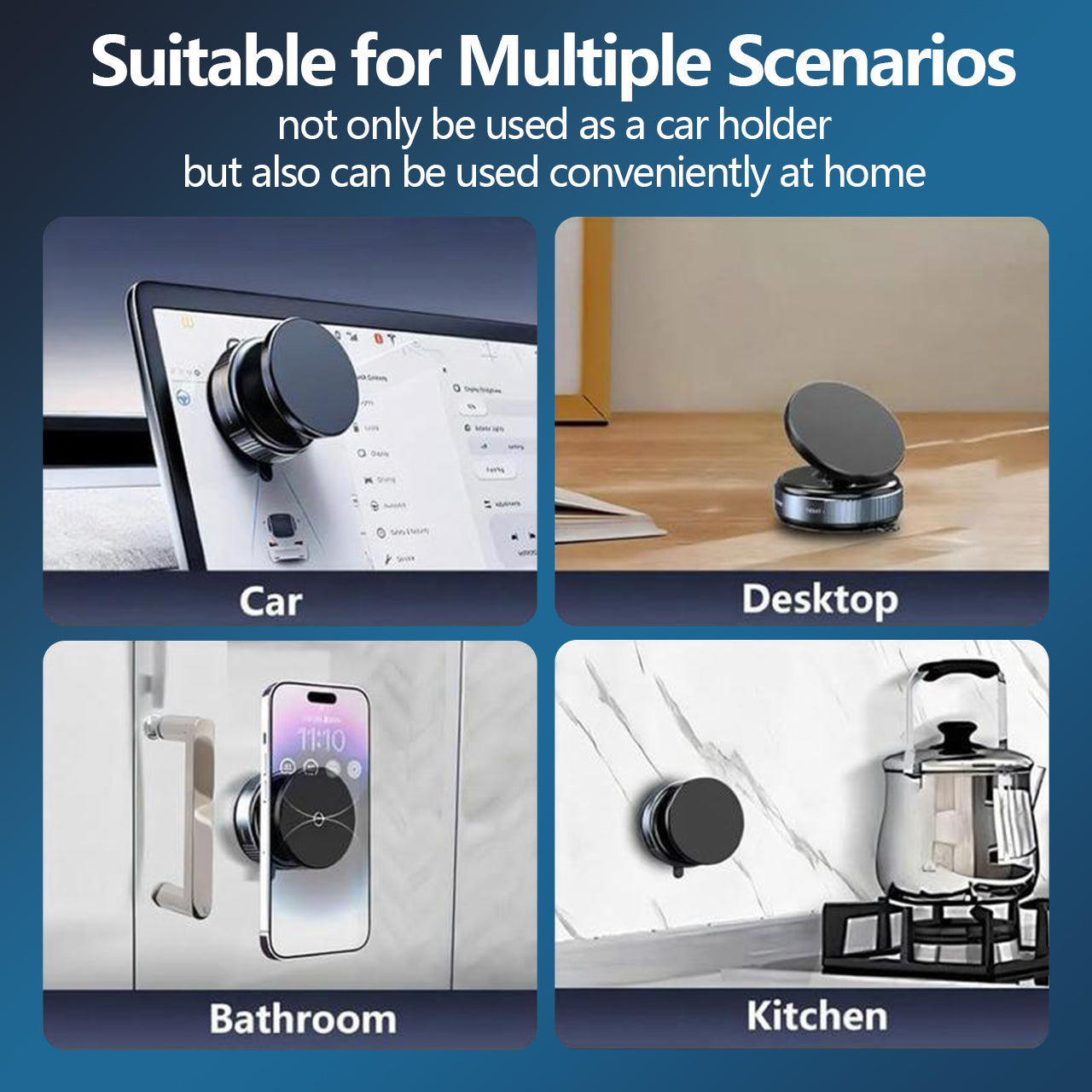 360° Adjustable Vacuum Magnetic Phone Holder