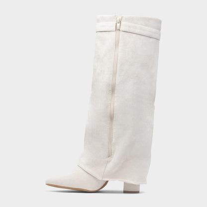 Ivory Shark Boots