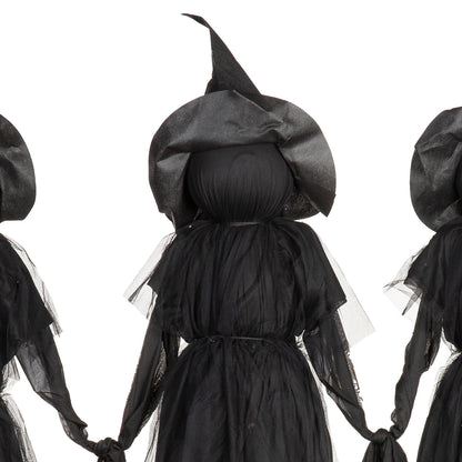 Lighted Witch Stakes Decoration