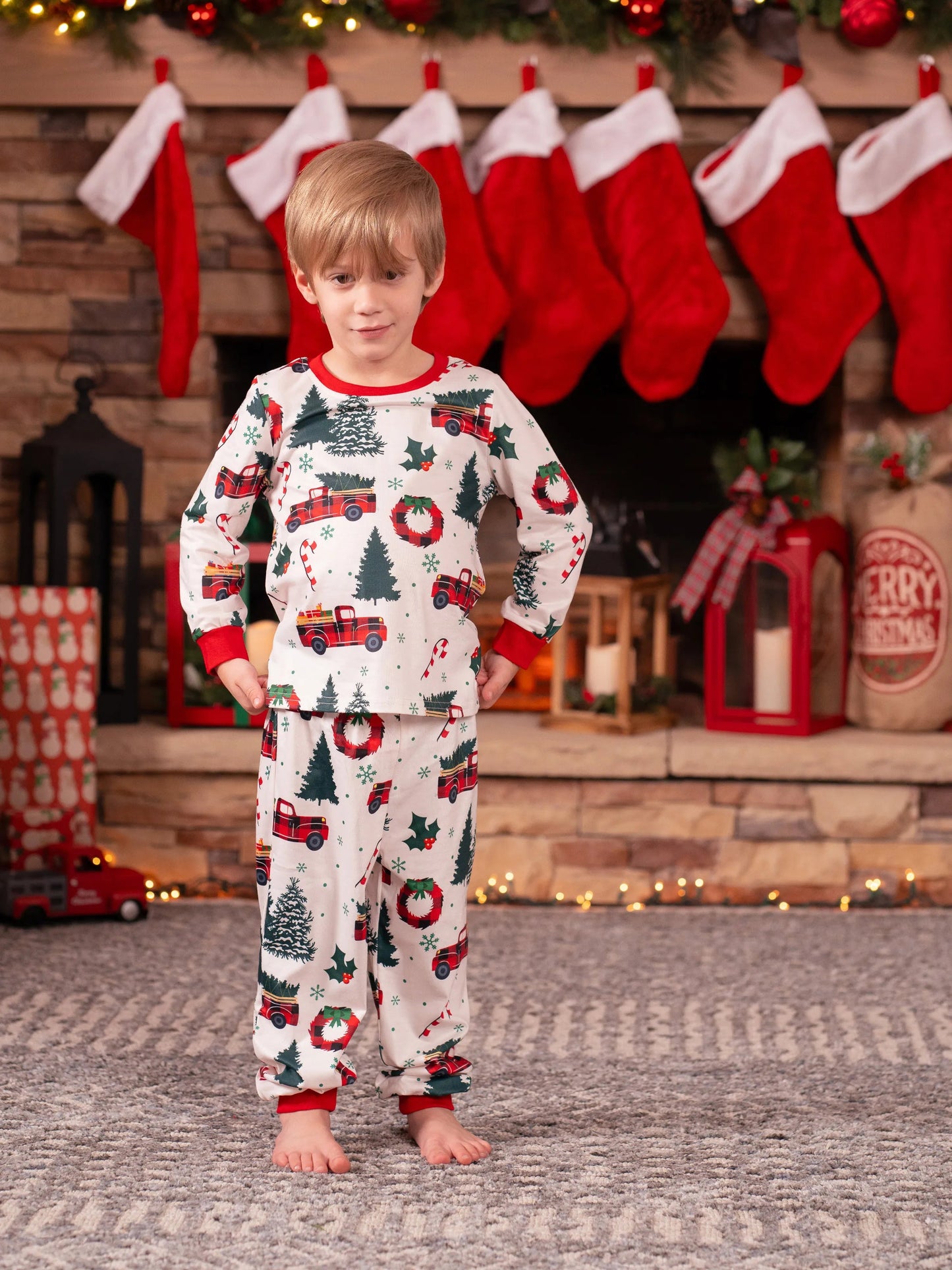 Merry Moments Matching Family Pajama Set