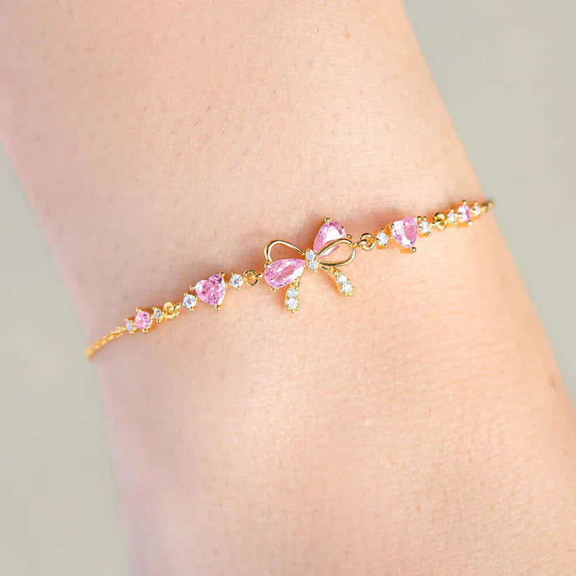 Zircon Bow Bracelet