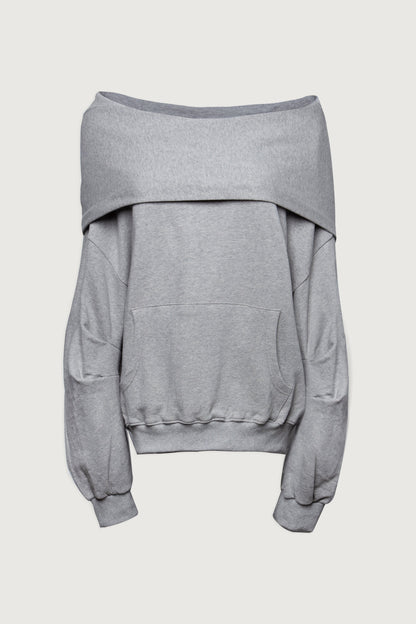 Slouchy Oversized Drape Hoodie