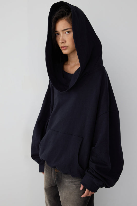 Slouchy Oversized Drape Hoodie